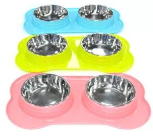 ظرف آب و غذا دو‌قلو ضد مورچه سینی دار