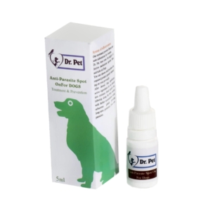 قطره ضد کک و کنه سگ 5 میلی لیتری دکتر پت (dr pet)