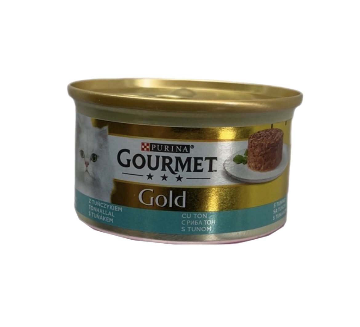 کنسرو گربه گورمت مدل کیکی با طعم ماهی تن