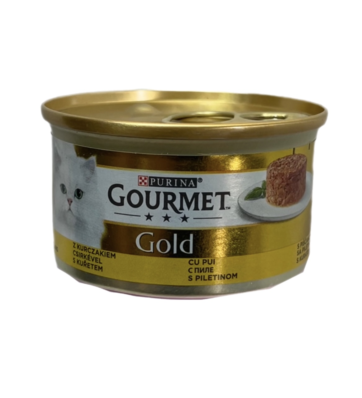 کنسرو گربه گورمت مدل کیکی با طعم مرغ