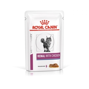 پوچ گربه رنال رویال کنین با طعم مرغ Royal Canin Renal chicken وزن ۸۵ گرم