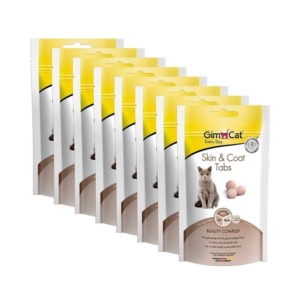 قرص تقویت کننده پوست و مو گربه جیم کت Gimcat skin & coat tabs