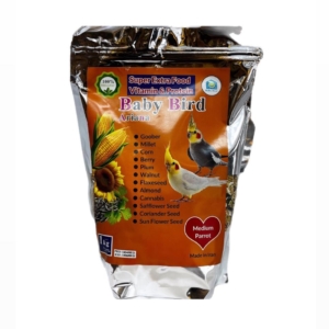 غذای طوطی و عروس